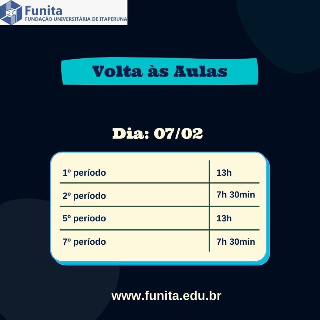 VOLTA AS AULAS 2022 - FUNITA