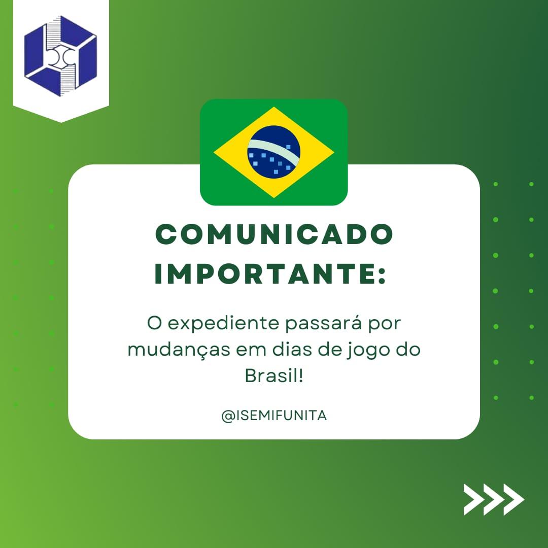 ATENÇÃO – COMUNICADO DE EXPEDIENTE DA PREFEITURA EM DIA DE JOGOS